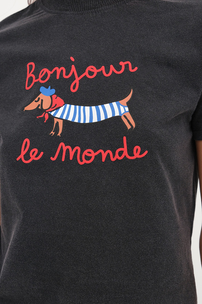 Addax Tricou cu imprimeu pentru câini P10506