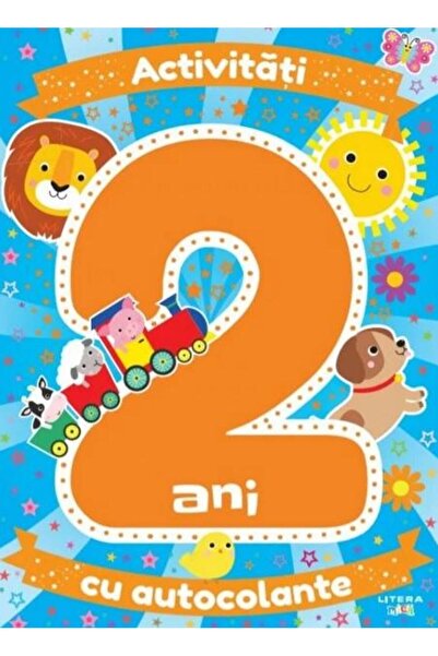 Editura Litera Activitati cu autocolante la 2 ani
