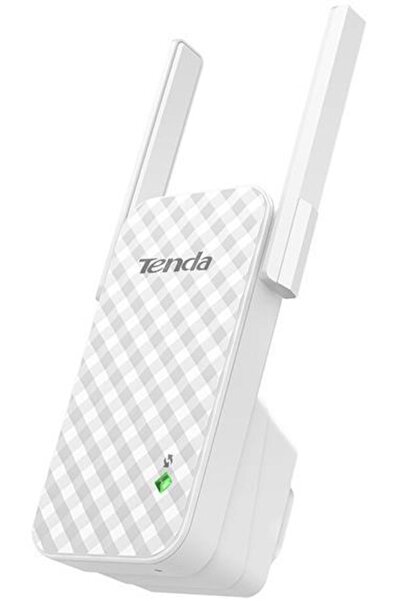 Tenda Range Extender Wireless A9, 300 Mbps, 2 External Antennas 3 dBi (White)