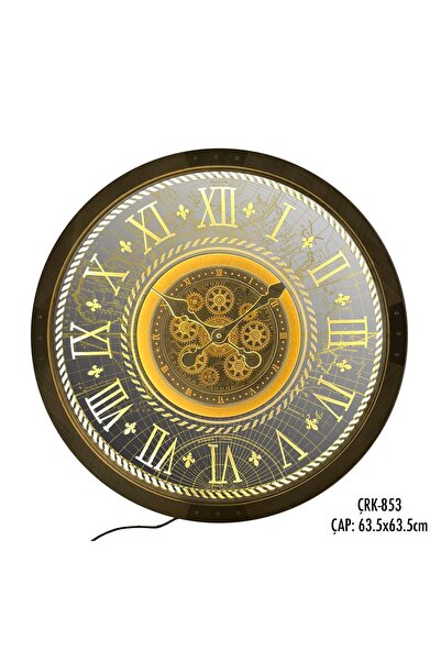 Galaxy ÇARKLI - IŞIKLI DUVAR SAATİ