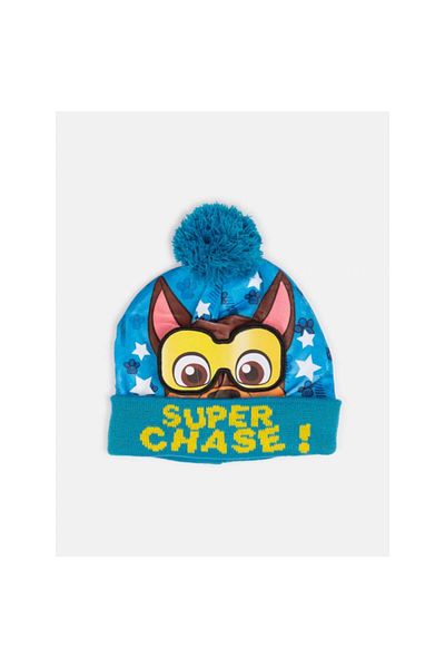 Nickelodeonn Paw Patrol Super Chase Hat, multicolor, 100% Polyester, with removable mask.