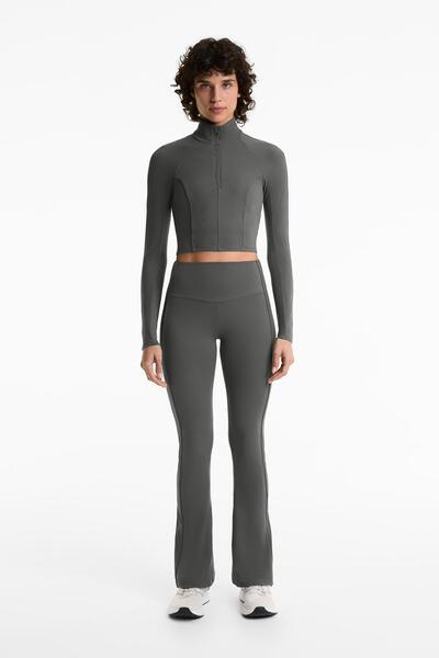 Oysho Comfortlux long-sleeve side rib tank top