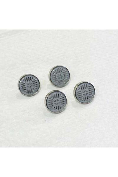 Abrar أزرار معدنية كبس للثوب السعودي الرجالي