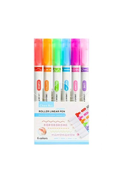Art Tone مجموعة أقلام ختم تشين روي CX6006A بـ6 ألوان و6 أنماط
