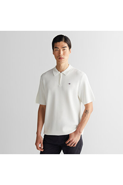 Gant Erkek Krem Regular Fit Triko