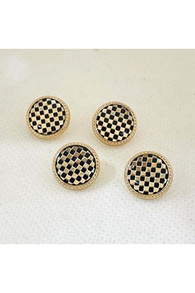 Abrar أزرار معدنية كبس للثوب السعودي الرجالي - 8 قطع