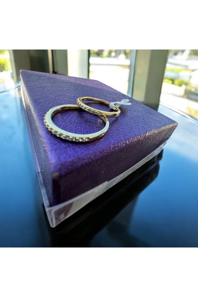 İNN JEWELLERY Steel Ring Tarnish-Free Antiallergic Zirconium Figured (2 Years Importer Guaranteed)