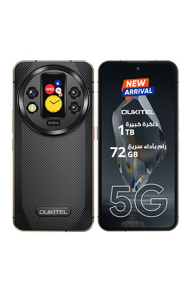 oukitel WP200 PRO Dual SIM Black 24+48GB RAM 1TB 5G - Middle East Version