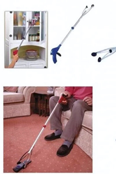 MayCap Katlanır Çubuk Atık Maske Yaprak Izmarit Tüm Çöp Toplama Aparatı Kıskacı