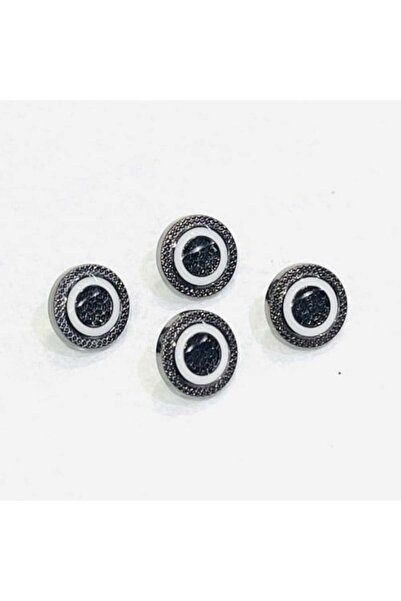 Abrar أزرار معدنية كبس للثوب السعودي الرجالي - 8 قطع