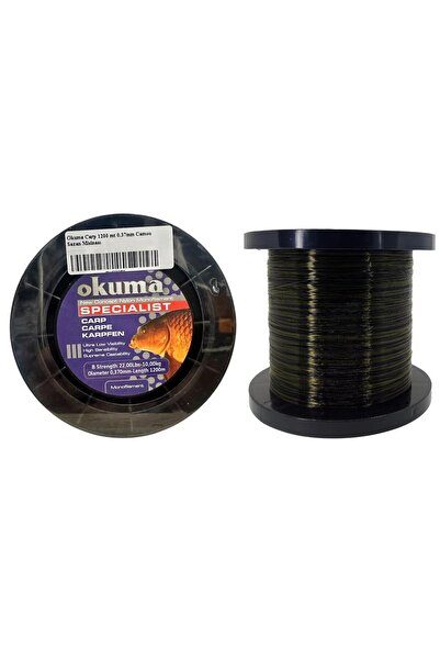 Okuma Carp 1200 mt 0.37mm Camou Sazan Misinası
