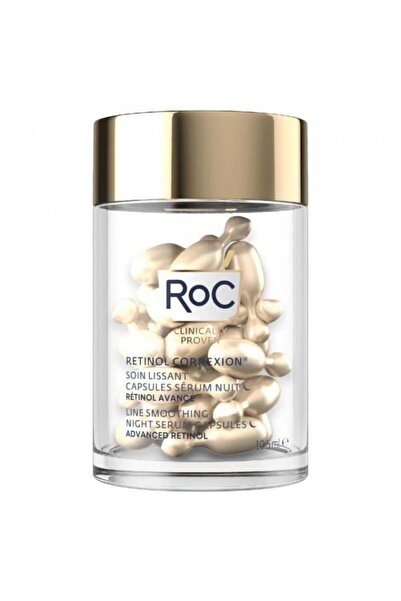 Roc Anti-wrinkle night serum, Retinol Correction Line Smoothing Night Serum, Serum, 30 capsules