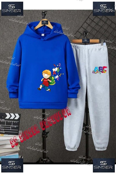 SS SİNSER Детски унисекс комплект с качулка и специален принт „CHILD HOODED C...