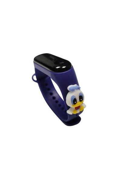 Mixbo - Children's Watch, Adjustable Silicone Strap, Integrated Battery, Digital Dial, Blue, Duck De