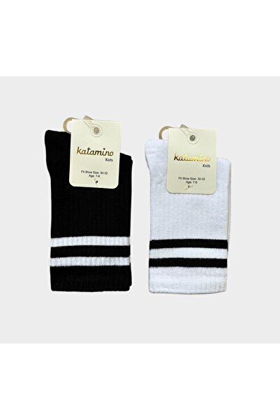 Katamino مجموعة من 2 جوارب مخططة للجنسين