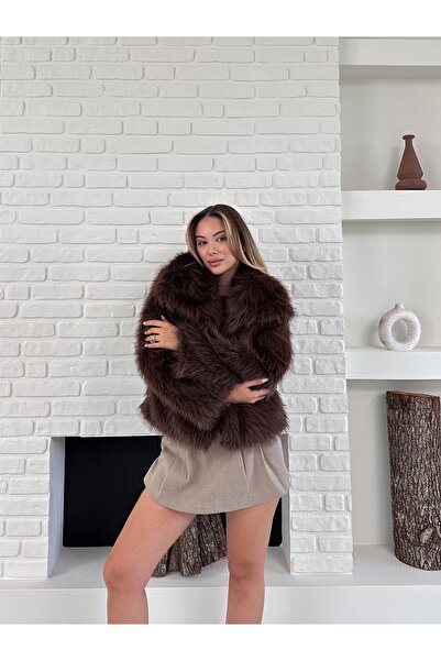 Ekim Store Premium Yumuşak Dokulu Astarlı Kürk