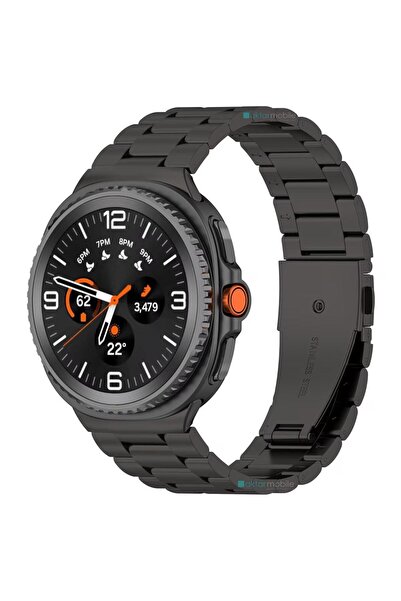 AktarMobile Galaxy Watch 8 Classic 46 mm Uyumlu Metal Kordon Premium Paslanma...