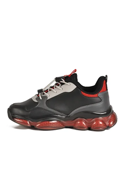 pepino Black Lock Lace-Up Boys' Sports Shoes 2054 F