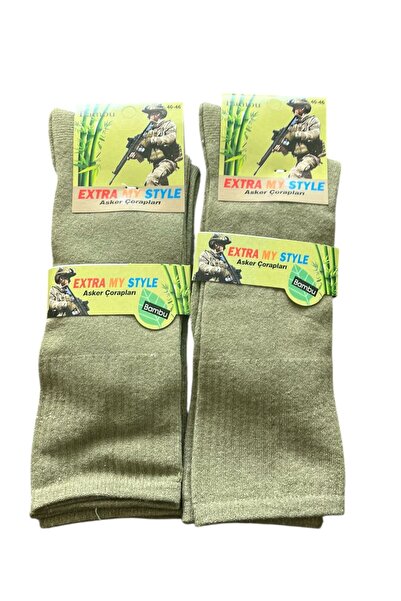 Flaş Askeri Malzeme Pack of 12 Bamboo Perfumed Soldier Socks