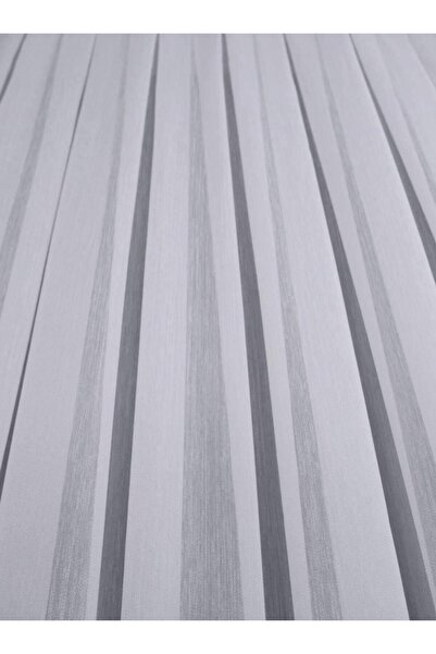 Elen's SİMLİ BAMBU TÜL Ütü istemez Salon, Mutfak, Çocuk Odası 1/3 Sık Pileli Doğal Şantuk EKRU Tül Perde