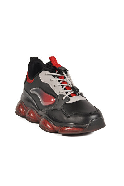 pepino Black Lock Lace-Up Boys' Sports Shoes 2054 F