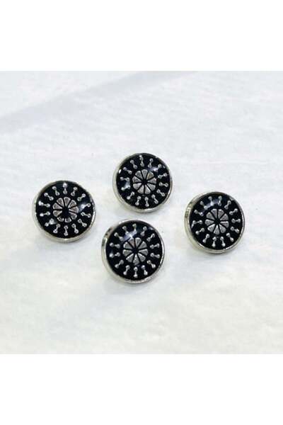 Abrar أزرار معدنية كبس للثوب السعودي الرجالي - 2220