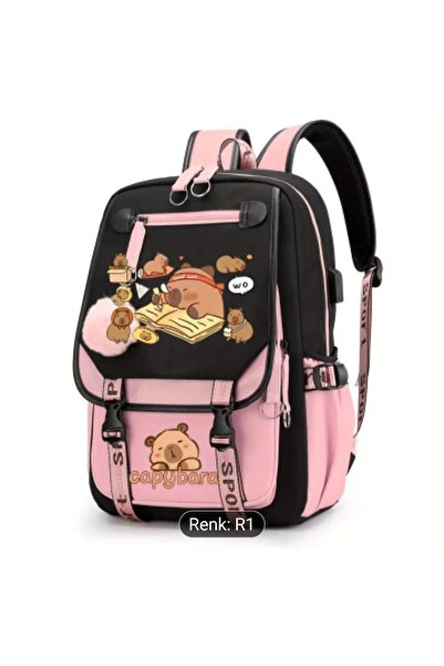 SANRIO Capybara Büyük Boy Çocuk Okul Çantası