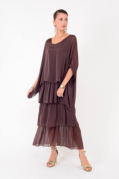 Park Moda Φόρεμα - Χρυσαφί - Regular