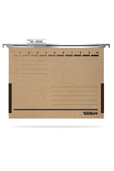 Tuna Tunakart ASD2005 Askılı yan bezli körüklü dosya