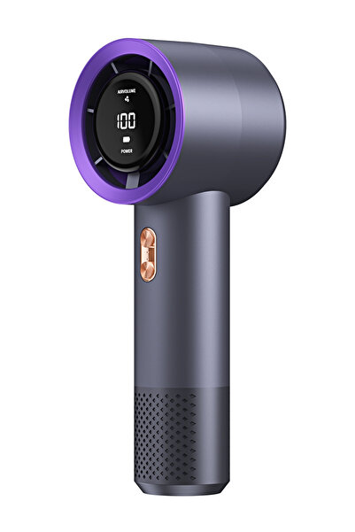 Techmaster Taşınabililir Mini Usb Şarjlı Turbo Dijital Ekranlı El Vantilatör Fan Soğutucu T13