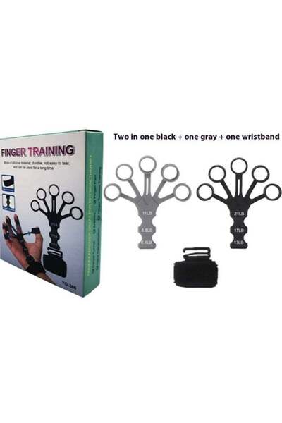 Healife Adjustable Finger Strength Trainer, Hand Gripper with 3 Resistance Levels, Finger Rehabilita