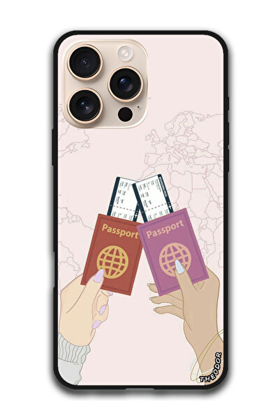 Theodor جراب واقٍ مضاد للخدش والصدمات لهاتف iPhone 16 Pro (6.3) بوصة جوازات السفر