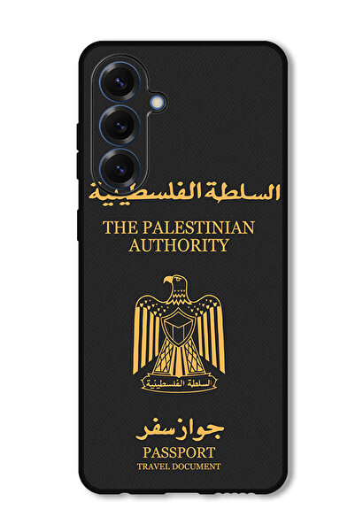Theodor جراب واقٍ مضاد للخدش والصدمات لهاتف سامسونج جالاكسي S25 جواز سفر فلسطيني