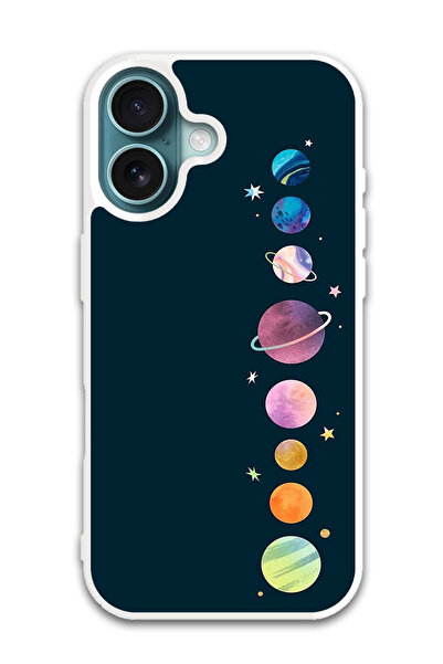 Theodor غطاء حماية لجهاز أبل آيفون 16 سبيس (واقي أبيض)