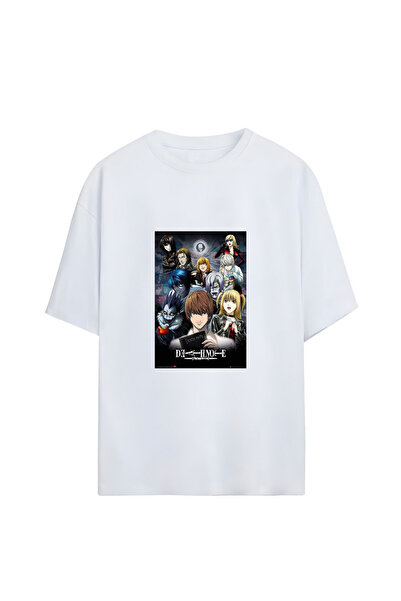 GraffTee تي شيرت قطني كبير الحجم للجنسين من DEATH Note