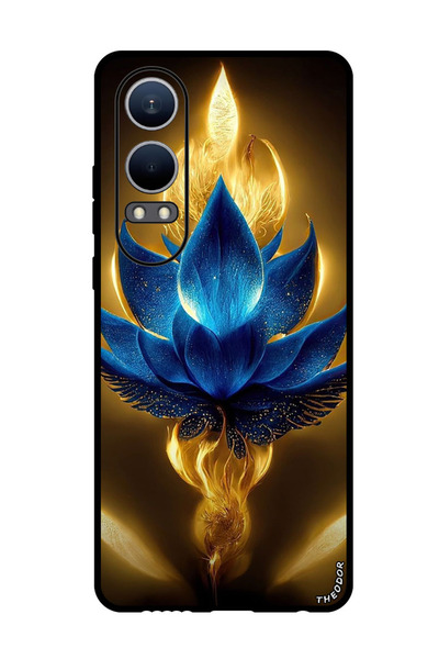 Theodor جراب واقٍ مضاد للخدش والصدمات لهاتف OnePlus Nord CE4 Lite، زهرة مجردة 3