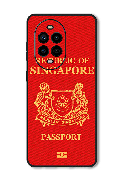 Theodor جراب متوافق مع هاتف Huawei Nova 13 Pro غطاء حماية مقاوم للصدمات ومتين بجواز سفر سنغافورة