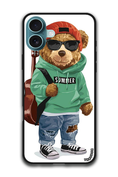 Theodor جراب واقٍ مضاد للخدش والصدمات لهاتف iPhone 16 (6.1) بوصة، مطبوع عليه ...