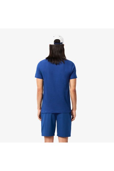 Lacoste x Novak Djokovic Erkek Mavi Şort