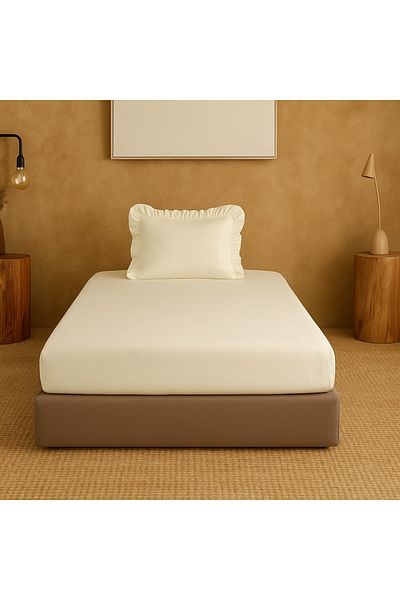 Violacasa Single Ruffle Fitted Sheet Set Private (100X200 and 120X200)