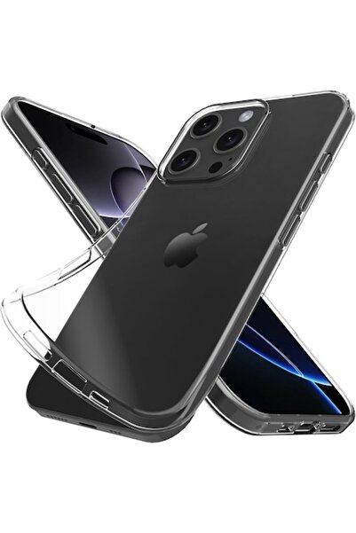 SOHO Silicone Protective Case for Apple iPhone 16 Pro, Transparent