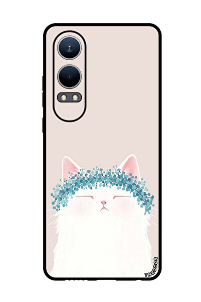 Theodor جراب واقٍ مضاد للخدش والصدمات لهاتف Oppo K12x (الصين) ملكة القطة