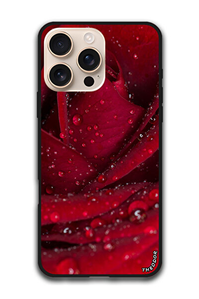 Theodor جراب واقٍ مضاد للخدش والصدمات لهاتف iPhone 16 Pro (6.3) بوصة - بتلات ...