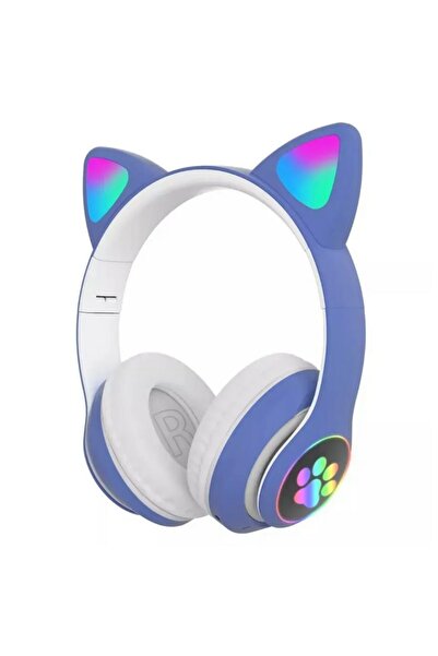 YETI Ακουστικά Bluetooth ONSG® για παιδιά, αυτιά γάτας, LED, ασύρματα, με μικ...