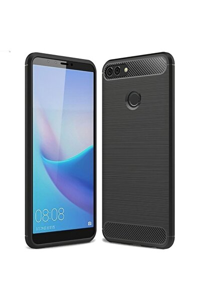 OEM Case for Huawei Y9 (2018), Carbon, Black