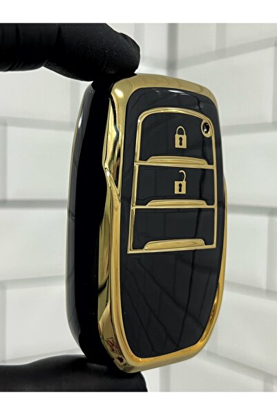 BARKAS ELEKTRONİK Corolla Flama X Pack Camry 2 Carcasă compatibilă pentru chei cu butoane Negru Aur