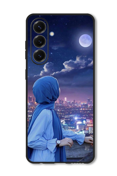 Theodor جراب متوافق مع هاتف Vivo V50، غطاء حماية مقاوم للصدمات، فتاة محجبة تن...