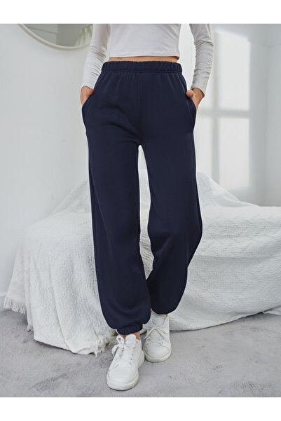Superlife Süperlife Women's Self Curling Loose Slim Sweatpants Spr24Ea89
