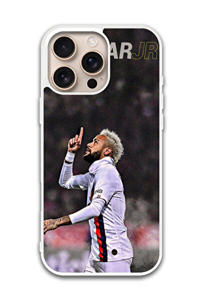 Theodor غطاء حماية لهاتف أبل آيفون 16 برو ماكس نيمار جونيور (مصد أبيض)