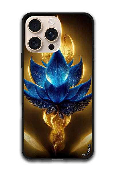 Theodor جراب واقٍ مضاد للخدش والصدمات لهاتف iPhone 16 Pro (6.3) بوصة، زهرة مج...